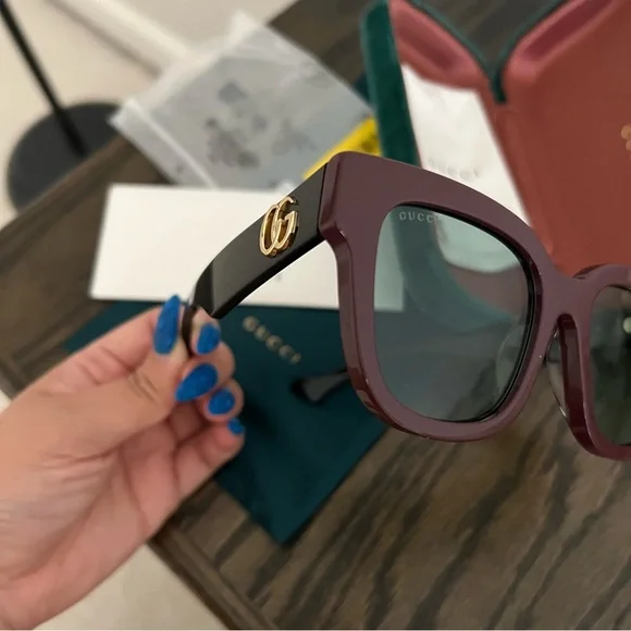 Gucci GG0998S Sunglasses - Brown/Black - Picture 5 of 9